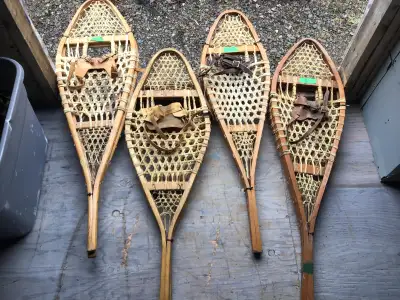 wood snowshoes, View more