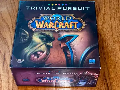 Hard to find World of Warcraft themed Trivial Pursuit Game...99.9% complete...just missing one quest...