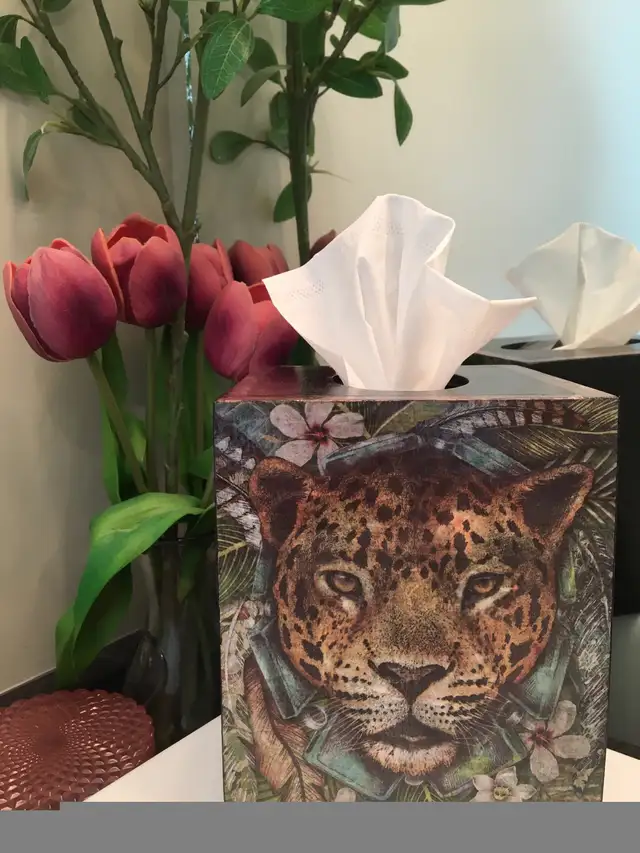 Handmade Decoupaged Tissue Boxes445588802246420485