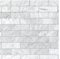 $7.99SF - CARRARA MARBLE 3X9 IN STOCK CLEAROUT DEAL BELOW COST!
