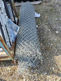 Part Roll of Commercial Chain link - 9ga - 6ft High - Approx. 30