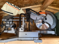 Ridgid 10 inch sliding mitre saw