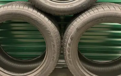 Pair. 235/55R19 101H Goodyear Eagle LS2. FIRM $160: Two Used All Seasons Tires. FIRM Tires Tread Dep...