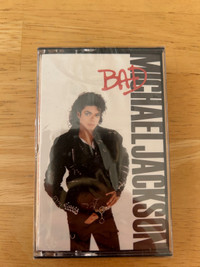 Michael Jackson Bad cassette tape- unopened 
