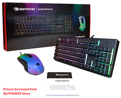 *BRAND NEW* iBUYPOWER Chimera KM7 RGB Keyboard + Mouse Combo, View more