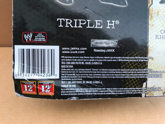 WWE Action Figure - Ring Rage - Triple H - Series 40.5 - New in Toys & Games in City of Toronto - Image 3