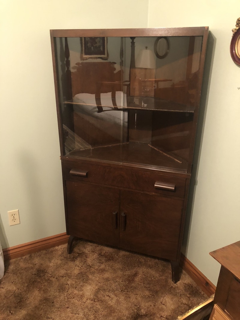 1940’s style corner China Hutches & Display Oshawa