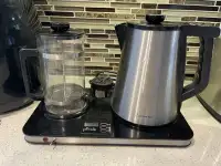 Electric Kettle & Tea/Coffee Brewing Station