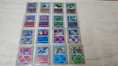 Complete set of radiant rares including the 2 Charizards, Blastoise, Venusaur and Eevee. I cannot sh...
