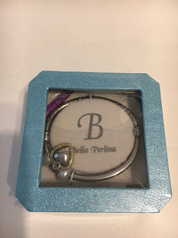 Bella Perlina Charm Bracelet With Heart NEW
