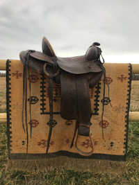 Antique Saddle - Calgary Saddlery - #531 - Historic