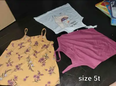 Girl's size 5t set of 3 tank tops (new with tag), View more