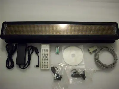 Programmable LED sign (For indoor use ONLY) double sided Tri color led sign , brand new in a box com...