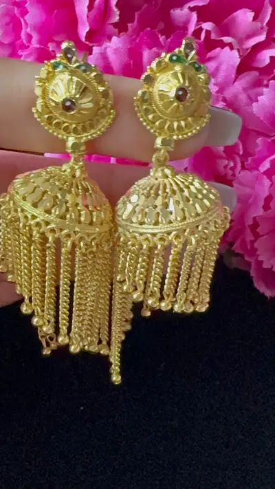 Earrings Indian jewelry 