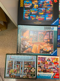 4   1000 piece puzzles