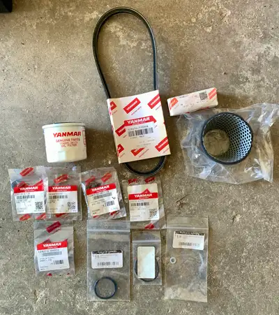 4 - Yanmar Marine Engine Mounts 1GM/1GM10 OEM Yanmar Tune Up 1GM Accessories Tune Up 1gm/1gm10 Parts...