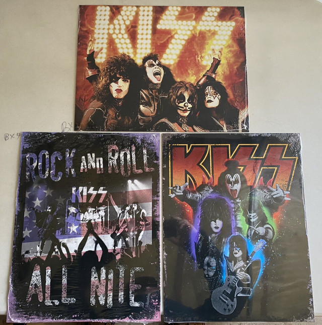 KISS / AC-DC / ZZ-Top Rock n Roll music band signs in Arts & Collectibles in Saskatoon