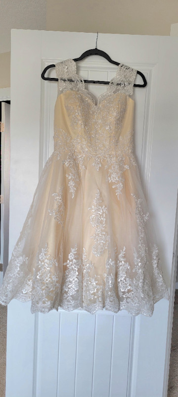 Ivory Wedding dress NEVER WORN in Wedding in Calgary