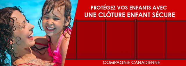 Clôture de piscine amovible ENFANT SÉCURE - Gatineau in Decks & Fences in Gatineau