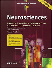 Neurosciences 4e édition de Purves, Augustine, Fitzpatrick, Hall