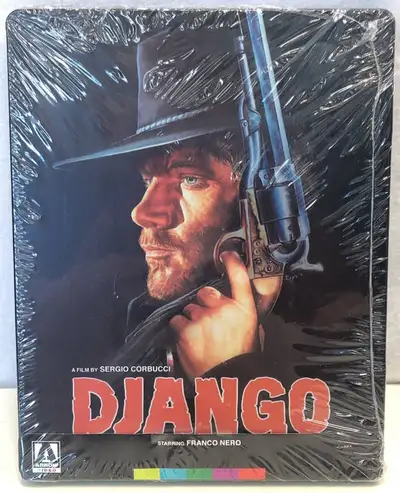 Django + Texas,Adios Blu-ray SteelBook Franco Nero NEW SEALED