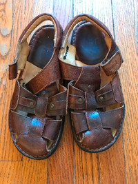 Men’s leather sandals size 42 or 11.5