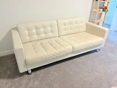 Moving Sale! IKEA Leather Sofa, View more
