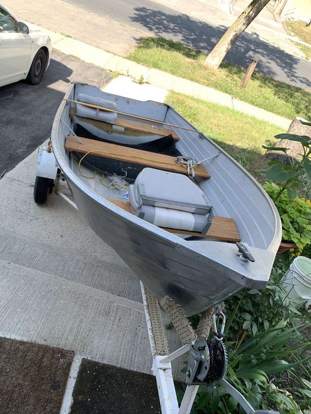 12 Ft. Aluminum Boat & Trailer 1700. Boat Parts, Trailers & Accessories Mississauga / Peel