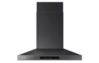 Samsung 30-inch Wall Mount Range Hood in Black Stainless