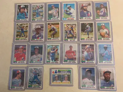 (26) Vintage 1982 Topps Expos Baseball Card Lot ⚾️, View more