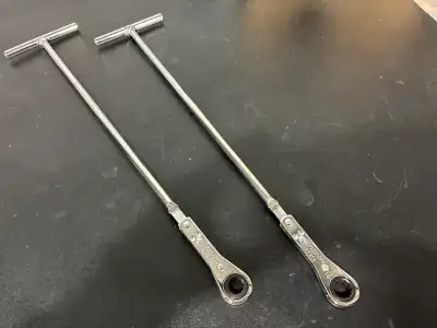 Snap-on T handle ratcheting box end wrenches , View more