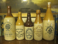 Wanted; Old Stoneware Advertising Jugs, Crocks & Ginger Beers