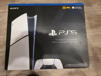 PS5 Slim Digital 1TB FW 10.01 (Can Jailbreak) Brand New Open Box, View more
