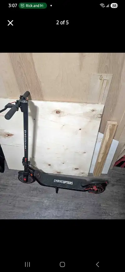Fast Electric Scooter. Good condition, Dashboard cover is slightly scratched but still functions as...