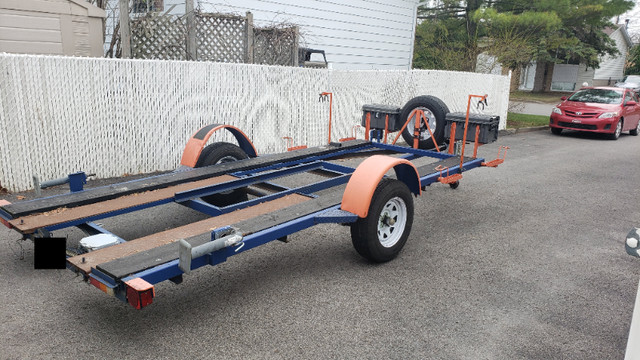 Car Hauler artisanal à vendre (remorque pour transport voiture) dans Remorques utilitaires  à Ville de Montréal - Image 4