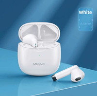 USAMS IA02 TWS Earbuds - White (Bluetooth 5.0)