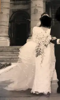 Wedding gown from Bella di Sera