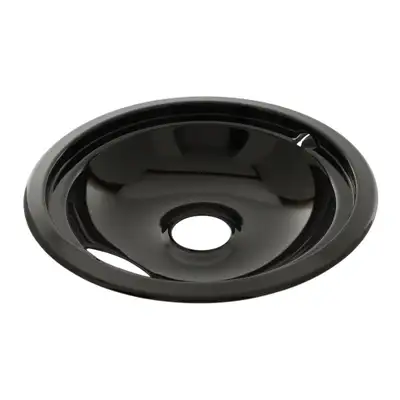 1 CUVETTE 8"" PORCELAINE NOIR 8'' DRIP PAN BLACK NEUF WG02L01430, View more