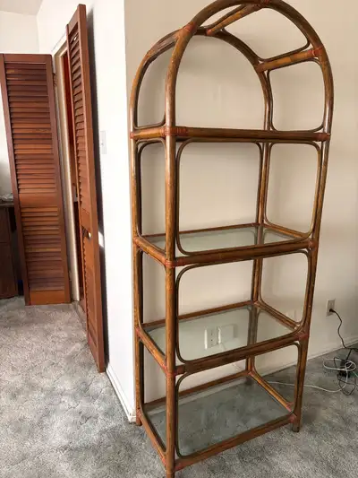 Boho Shelf With Glass Shelves, View more