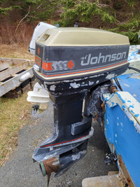 Johnson Commercial 45hp 2 stroke and controls