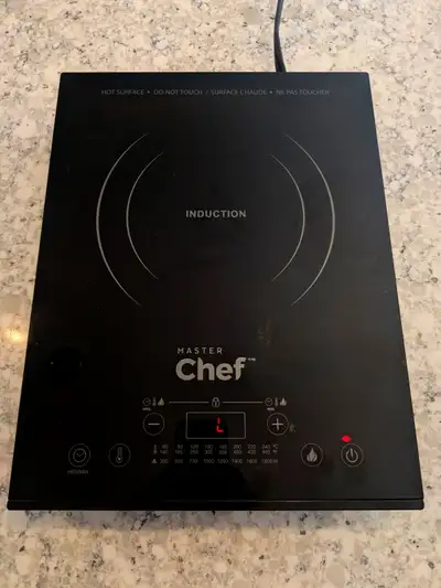 1800W Masterchef induction cooktop model 043-1297-6 - $30, View more