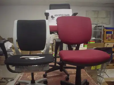 LORELL & HON OFFICE CHAIRS. BRAND NEW IN BOX. ASSORTED STYLES TO CHOOSE FROM. CAN BE SEEN AT 662 MON...