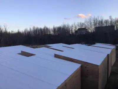 Shelters.... All Plywood is premium 3/8 fir exterior grade (No spruce plywood) Roof is built from pr...