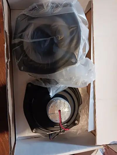 Pair of OEM Street Glide speakers which were switched out for HogTunes upgrade. Still like new