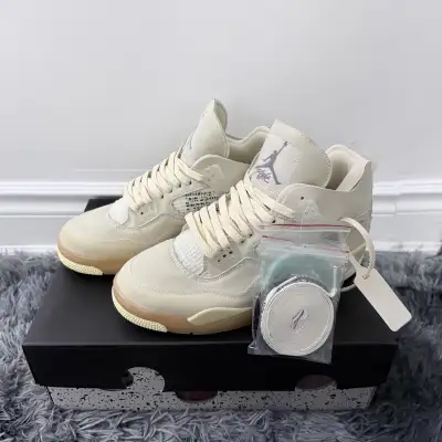 Jordan 4 retro off-white sail, View more
