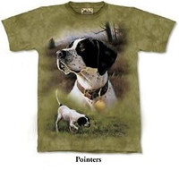 Pointer gifts: t-shirts and Sandicast sculpture
