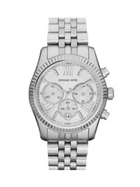 Michael Kors Lexington Stainless Steel Silver Watch MK5555