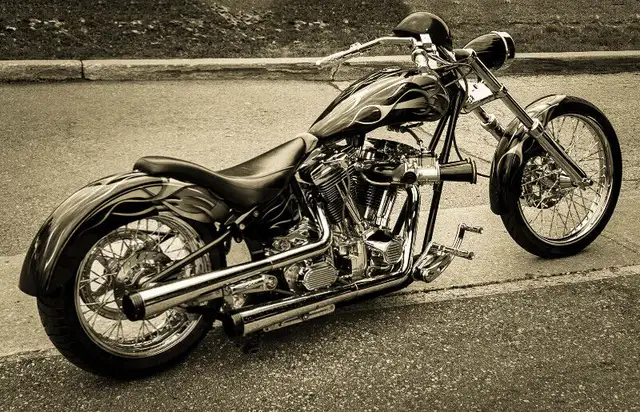 Custom built Chopper Harley Davidson Pro Street award winning HD in Street, Cruisers & Choppers in Barrie - Image 6