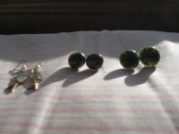 Lot: Boucles d’oreilles pierres – Stone Earrings Shell - 2/5$