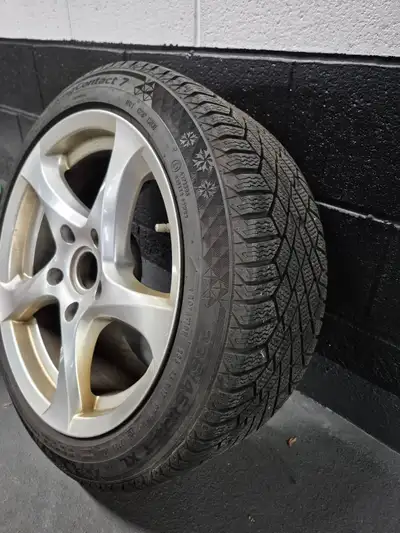 Turbo twist 2nd gen.wheels and Continental Viking winter tires 5x130 bolt pattern 996, 718, and 993...